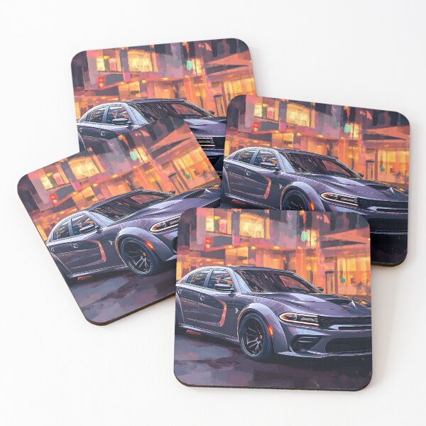 Item preview, Gunmetal Grey Dodge Charger SRT – Pop Art Edition II designed and sold by AutoPopStudio.