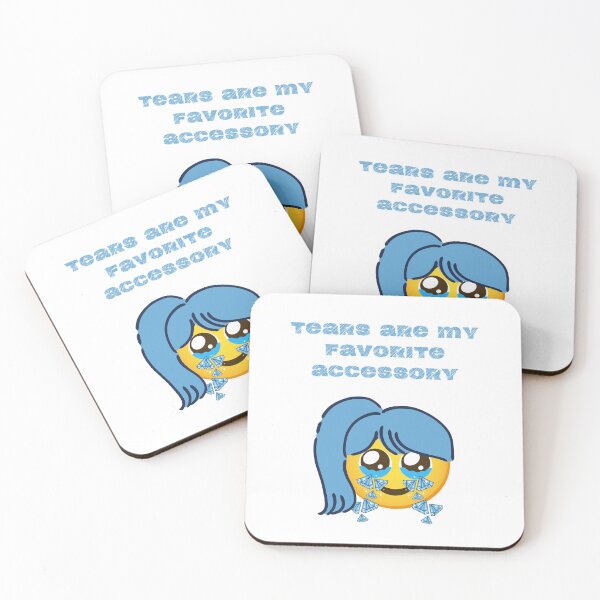 Item preview, Emoji with Diamond Tears – ‘Tears Are My Favorite Accessory’ Graphic designed and sold by SimpleUla.