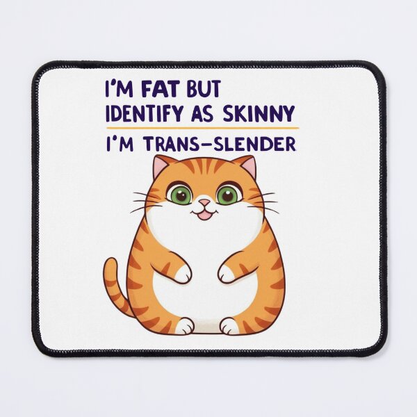 Item preview, Fat cat embracing its body designed and sold by Rosey-Vibes.