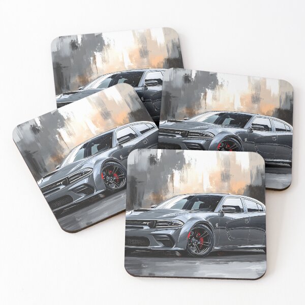 Item preview, Gunmetal Grey Dodge Charger SRT – Pop Art Edition III designed and sold by AutoPopStudio.