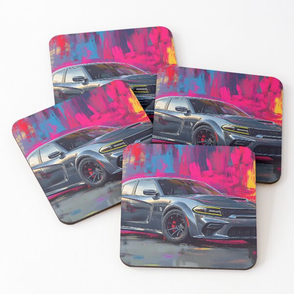 Item preview, Gunmetal Grey Dodge Charger SRT – Pop Art Edition IV designed and sold by AutoPopStudio.