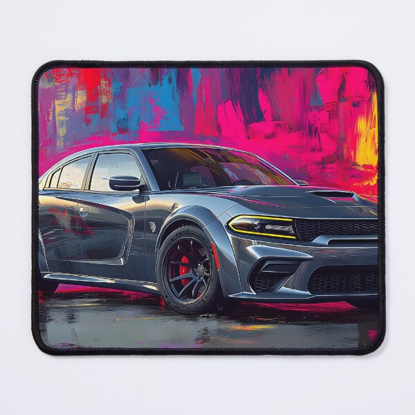 Item preview, Gunmetal Grey Dodge Charger SRT – Pop Art Edition IV designed and sold by AutoPopStudio.