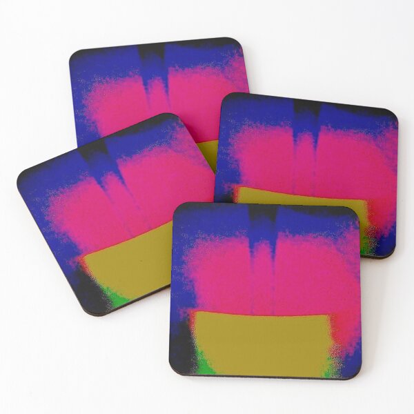 Item preview, Pink Purple / Blue Yellow Soap Dispenser Abstract designed and sold by Araible Designs.