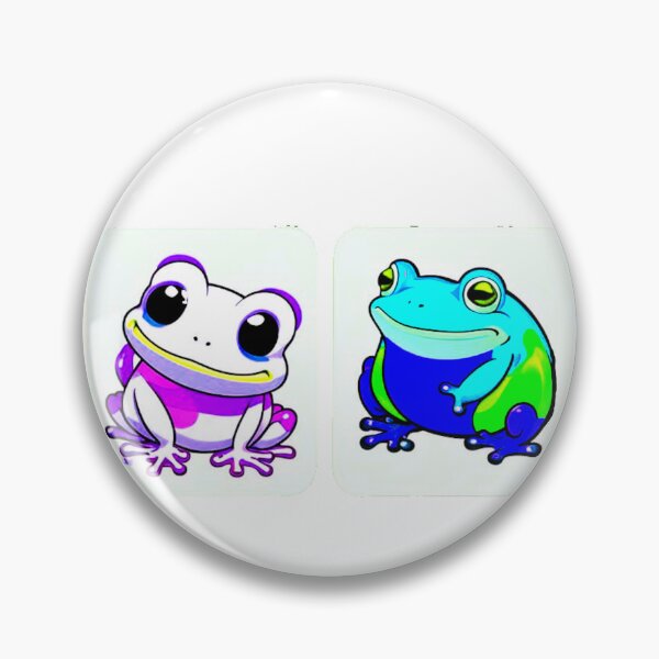Item preview, Frog Art - Sticker Set of Two designed and sold by Earth Nature Creations.