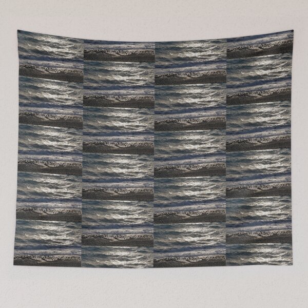 Item preview, Waves, Rhodes Town beach designed and sold by paulboizot.