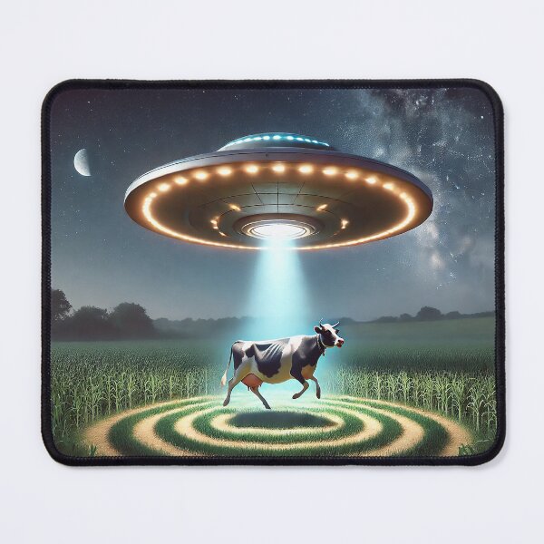 Item preview, Alien Cow Abduction designed and sold by Living Dreamscapes - Eric Hamrin.