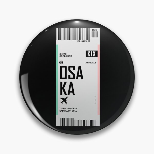 Item preview, Osaka City Sticker  designed and sold by TulipaGraphics.