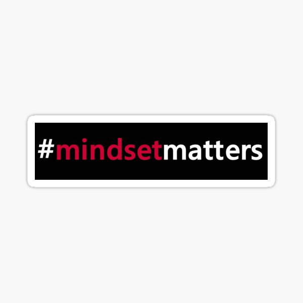 #mindsetmatters Sticker