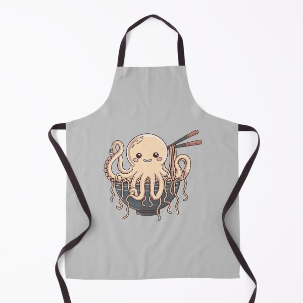 Item preview, Cute Noodle Octopus – Kawaii Ramen-Inspired Design designed and sold by Verycutethings.