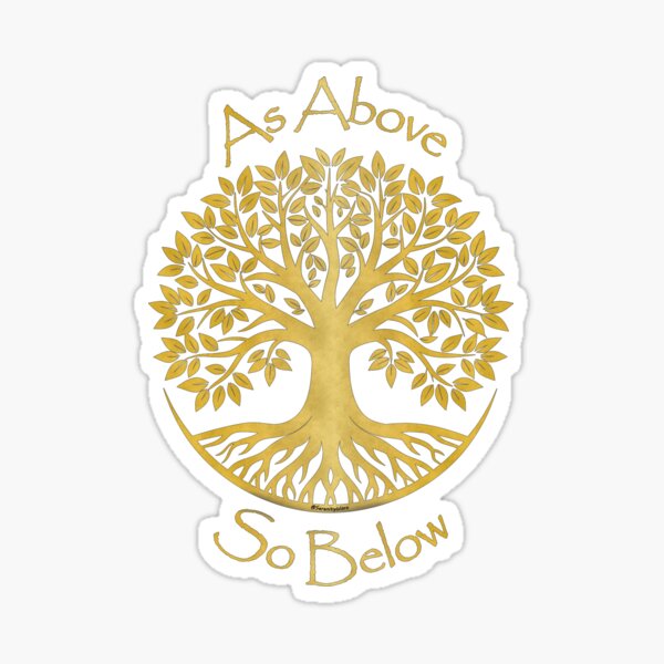 Tree of Life - As Above, So Below Sticker
