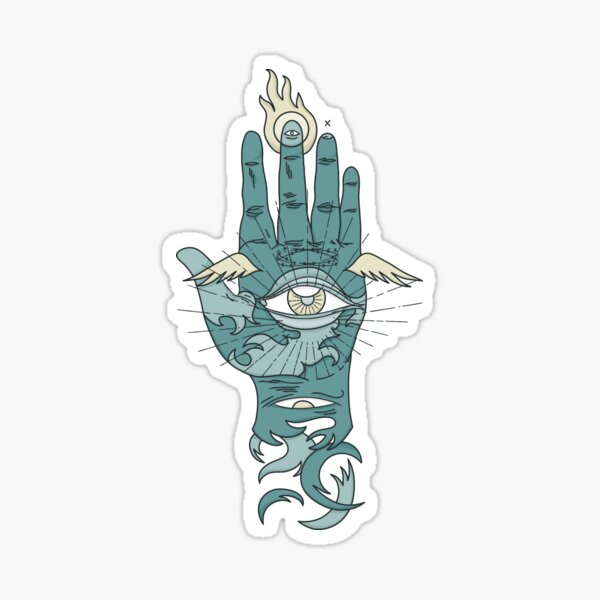 Sacred Hand Sticker