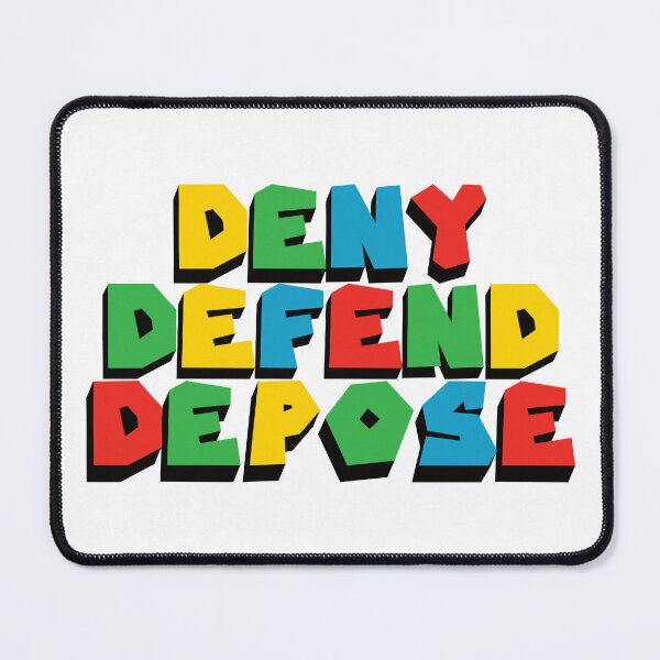 Item preview, Deny Defend Depose Retro Video Game designed and sold by the-craft-shop.