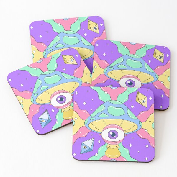 Item preview, Psychedelic mushroom with eye designed and sold by TodoBonito.