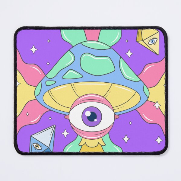 Item preview, Psychedelic mushroom with eye designed and sold by TodoBonito.