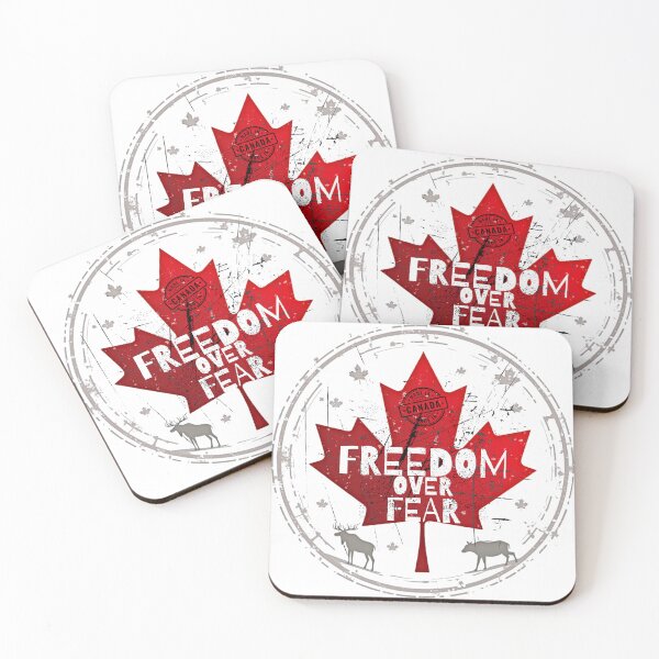 Item preview, FREEDOM OVER FEAR CANADA SOVEREIGNTY ELBOWS UP CANADA designed and sold by SellingStuff91.