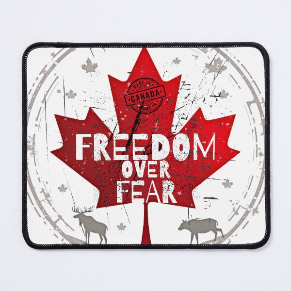 Item preview, FREEDOM OVER FEAR CANADA SOVEREIGNTY ELBOWS UP CANADA designed and sold by SellingStuff91.