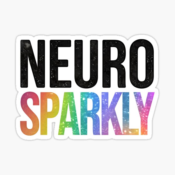 Vista previa del artículo con la obra «Neuro Sparkly TDAH Espectro Autista», diseñado y vendido por AniArtPL.