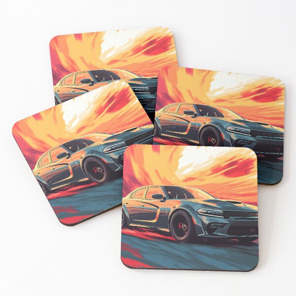 Item preview, Gunmetal Grey Dodge Charger SRT – Pop Art Edition VIII designed and sold by AutoPopStudio.