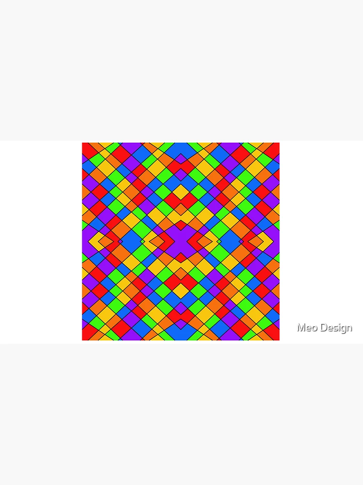 Thumbnail 3 of 3, Cap, Rainbow pattern designed and sold by Meo Design.