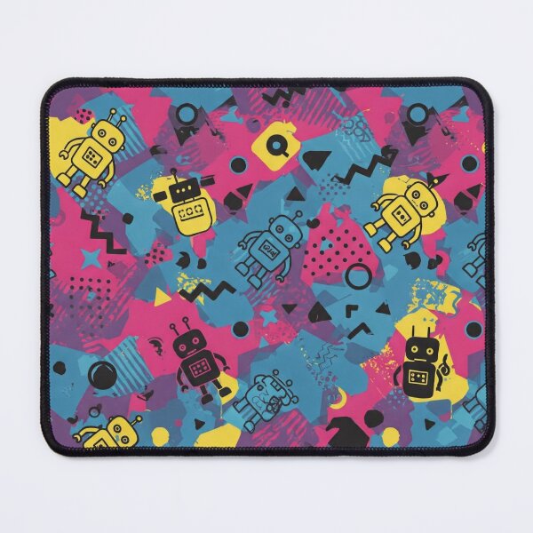 Item preview, robot pattern designed and sold by TEEJAMBOREE.