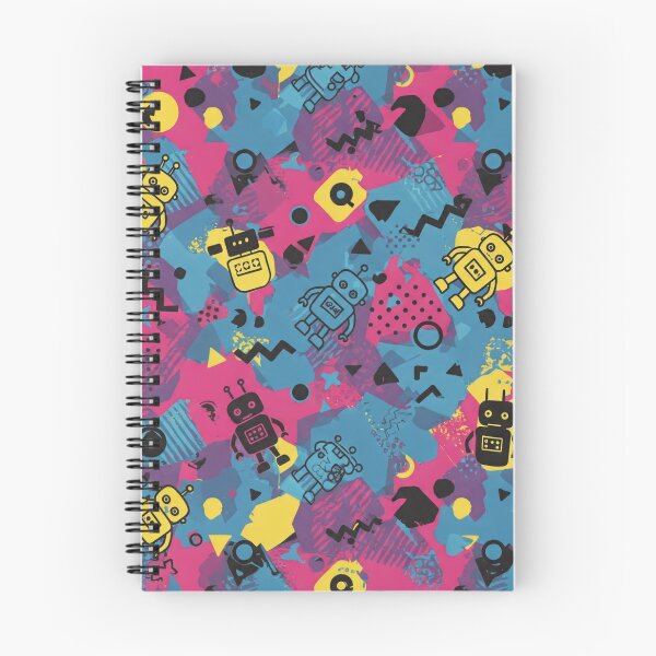 Item preview, robot pattern designed and sold by TEEJAMBOREE.