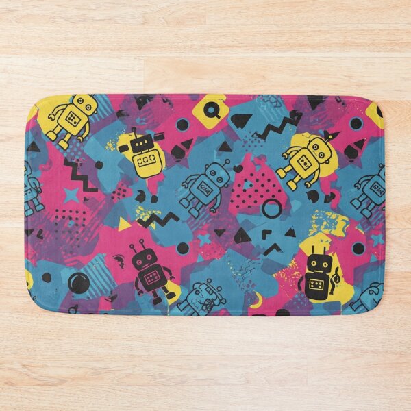 Item preview, robot pattern designed and sold by TEEJAMBOREE.