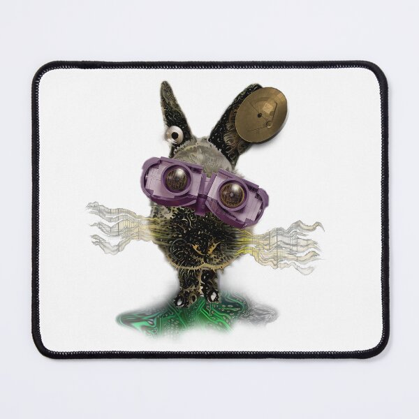 Item preview, Steampunk rabbit art designed and sold by CryptoLadyGabi.