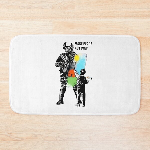 Item preview, MAKE PEACE NOT WAR - Banksy Style  designed and sold by GL!TCH LAB.