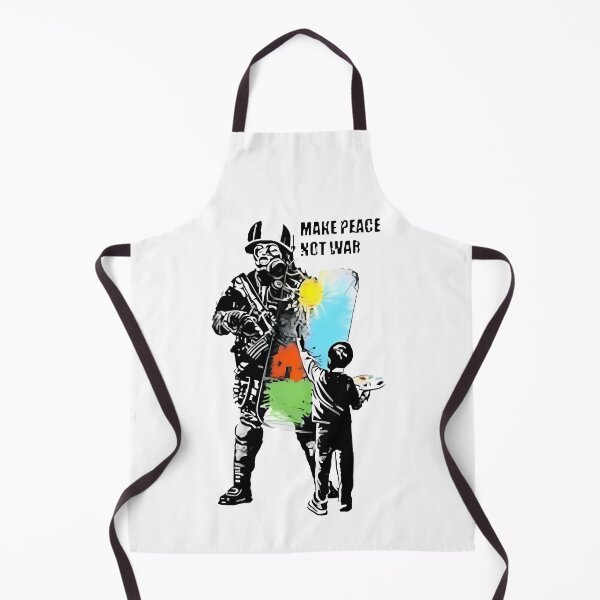 Item preview, MAKE PEACE NOT WAR - Banksy Style  designed and sold by GL!TCH LAB.