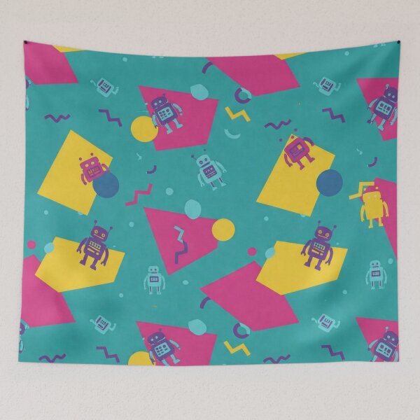 Item preview, robot pattern designed and sold by TEEJAMBOREE.
