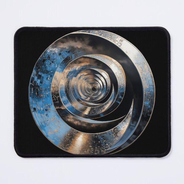 Item preview, "Infinite Reflections" – A Surreal Journey Through Mirrors designed and sold by Kat's Design Hub.