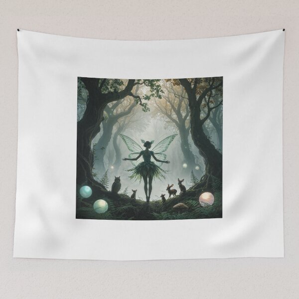 Artikelvorschau, Fairycore, Zauberhaftes Waldfeen T-Shirt, Ätherisches Waldwesen Kunst T-Shirt, Fantasy Natur Szene Grafik, Mystisches Waldfauna Top entworfen und verkauft von fenrirwulf68.