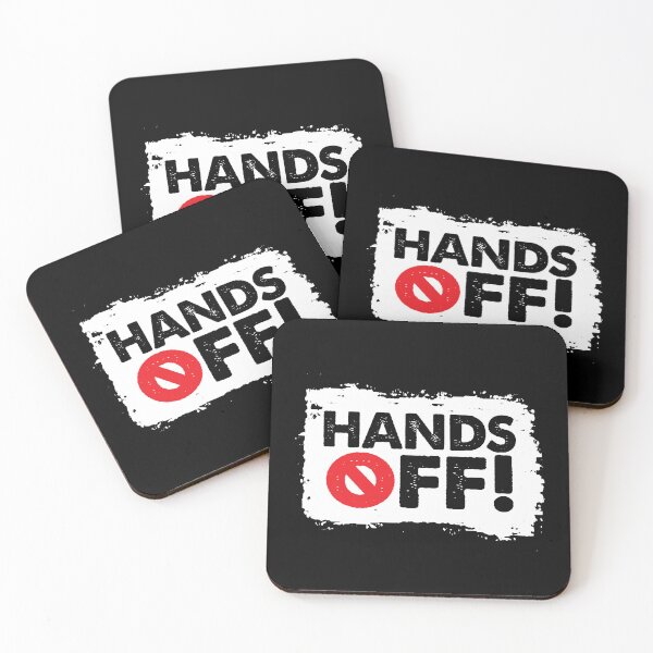 Item preview, Hands Off! Patriotic Protest Design - Stop Trump & Musk Power Grab - Bold Grunge Typography with Prohibition Symbol - April 5th March, Anti-Billionaire Movement, People Over Profit designed and sold by Prints-N-Tees.