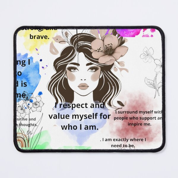 Item preview, Positive Affirmations - Inspirational Art of Self-Esteem and Empowerment designed and sold by JenniferCreaArte .