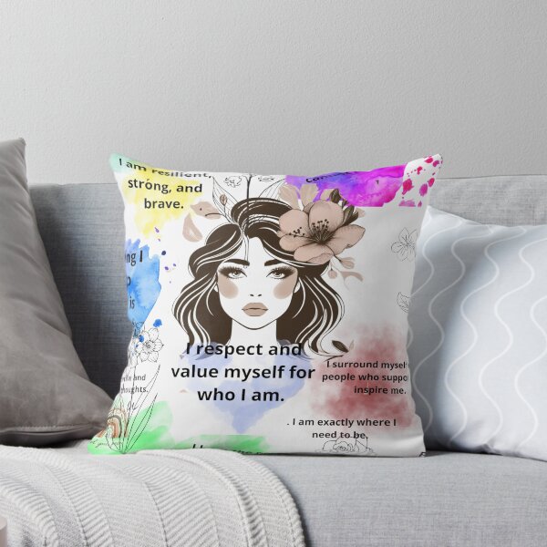Item preview, Positive Affirmations - Inspirational Art of Self-Esteem and Empowerment designed and sold by JenniferCreaArte .