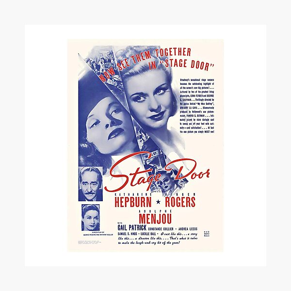 Item preview, Stage Door 1937 Movie designed and sold by loveroftv.