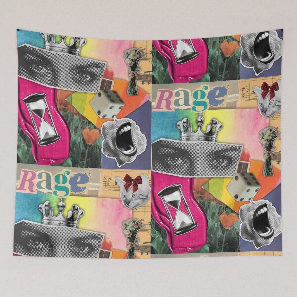 Item preview, Feminine Rage Collage designed and sold by theorakul19.