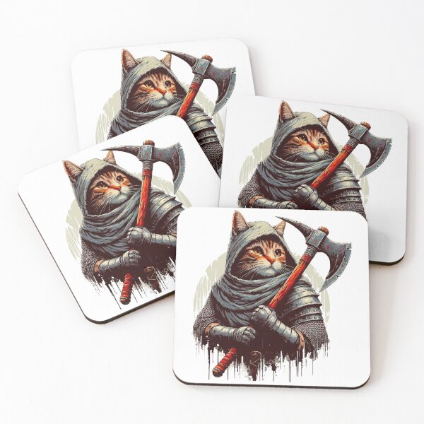 Item preview, Medieval Cat Warrior – Fantasy in Armor designed and sold by Capizione.