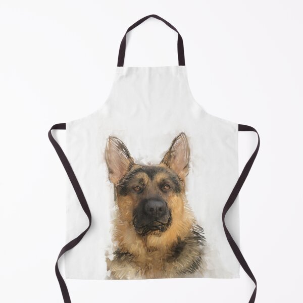Item preview, Noble & Loyal German Shepherd Dog Art designed and sold by JustWildWithin.
