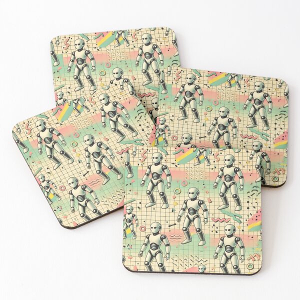 Item preview, robot pattern designed and sold by TEEJAMBOREE.