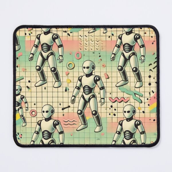 Item preview, robot pattern designed and sold by TEEJAMBOREE.