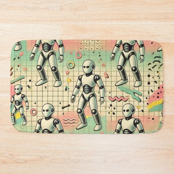 Item preview, robot pattern designed and sold by TEEJAMBOREE.