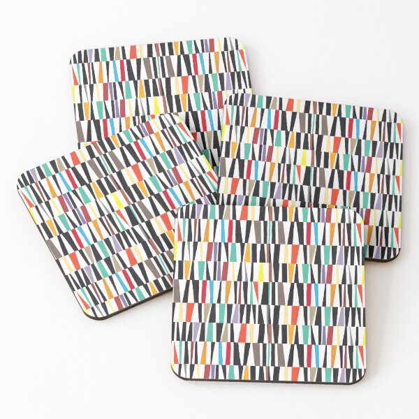 Item preview, abstract dancing geometric print designed and sold by adbrotherstudio.