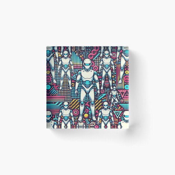 Item preview, robot pattern designed and sold by TEEJAMBOREE.