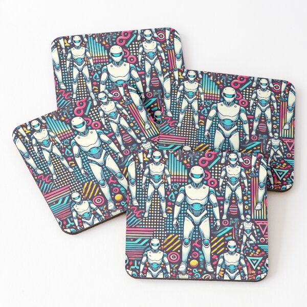 Item preview, robot pattern designed and sold by TEEJAMBOREE.