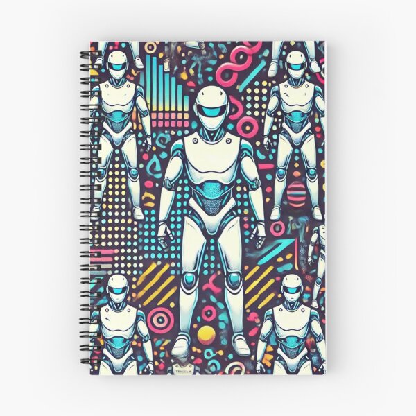 Item preview, robot pattern designed and sold by TEEJAMBOREE.