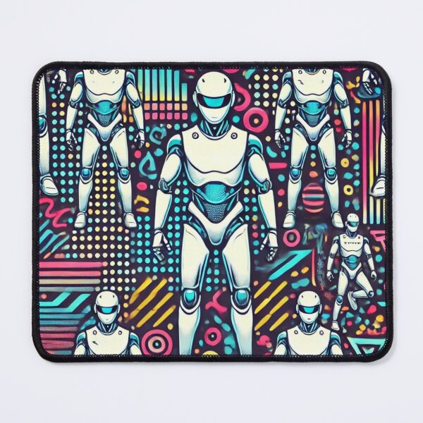 Item preview, robot pattern designed and sold by TEEJAMBOREE.
