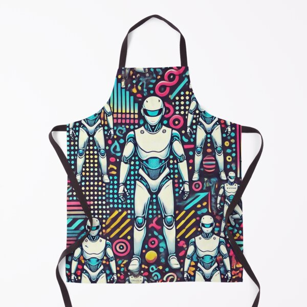 Item preview, robot pattern designed and sold by TEEJAMBOREE.