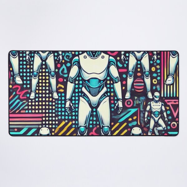 Item preview, robot pattern designed and sold by TEEJAMBOREE.