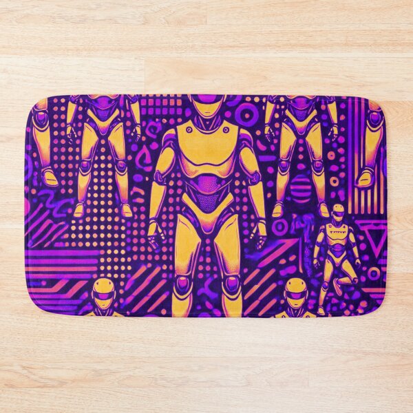 Item preview, robot pattern designed and sold by TEEJAMBOREE.